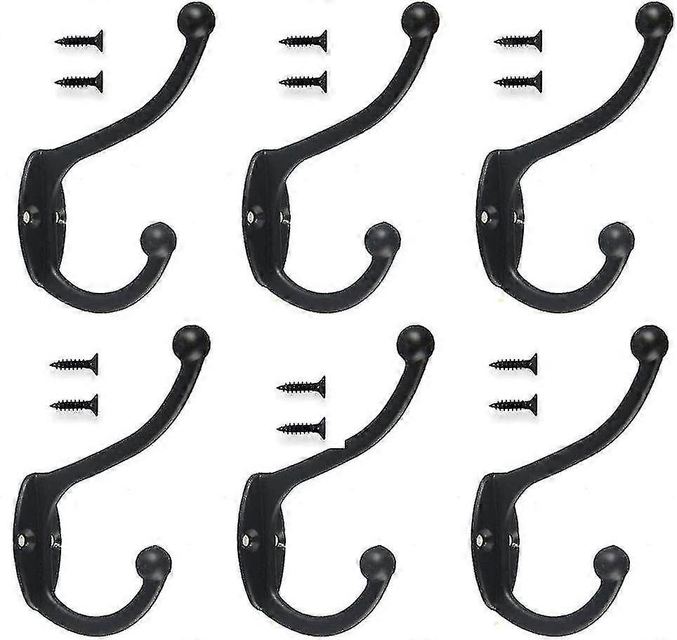 Antique Hooks 6 Pieces Retro Coat Hooks