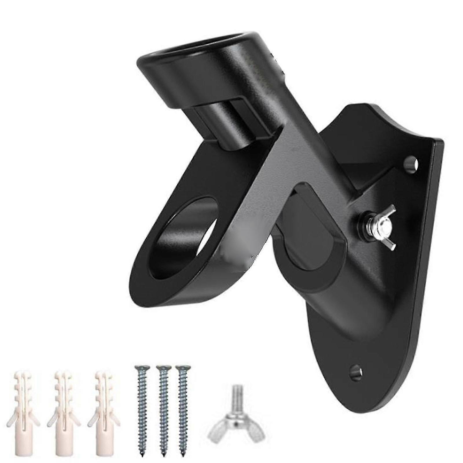 Aluminum Alloy Wall Flagpole Bracket Adjustable Two-way Flagpole Fixing Frame