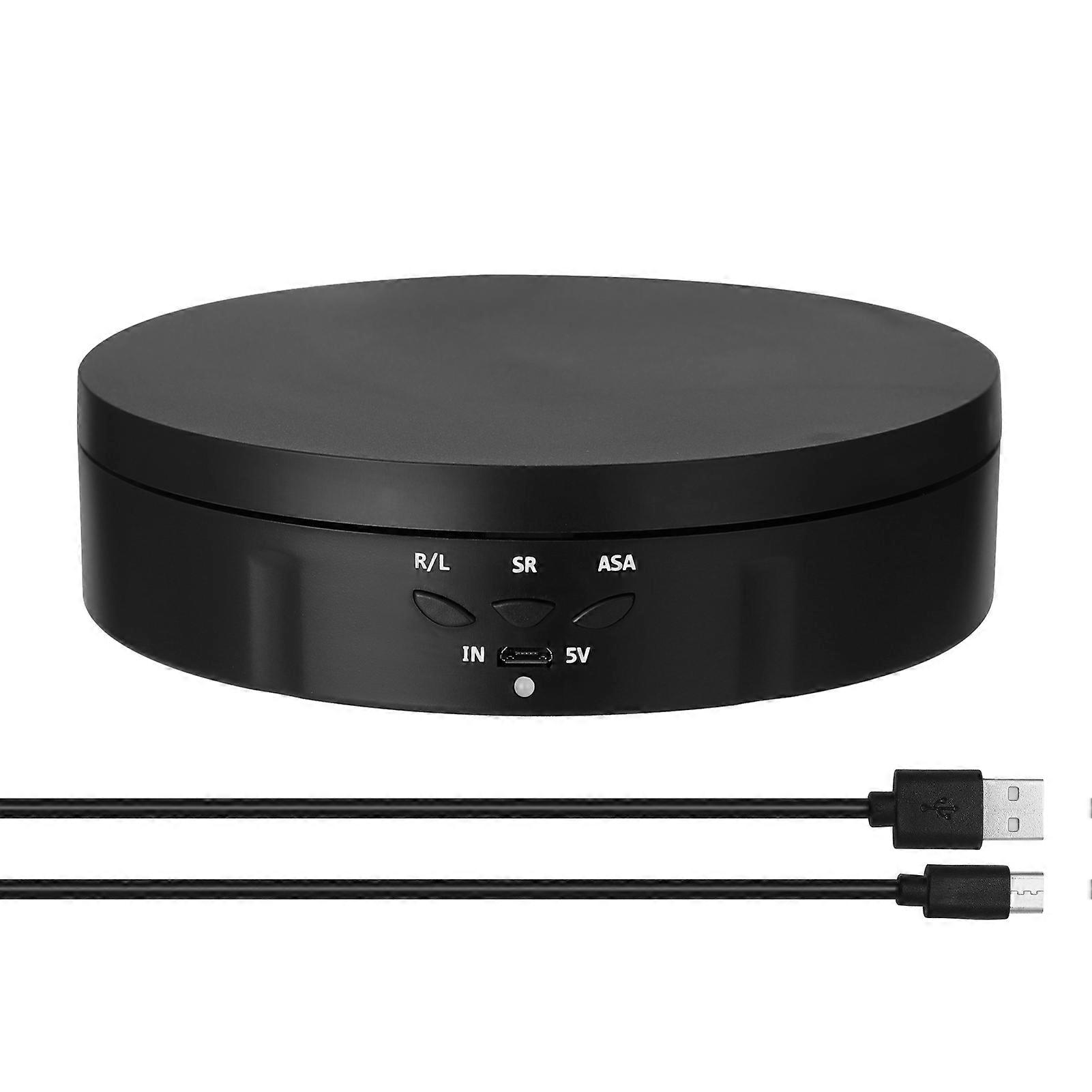 3 Speed Electric Rotating Display Stand 360 Degree Jewelry Turntable Rotating Base Rotary Table For Photography Video Shoot Prop