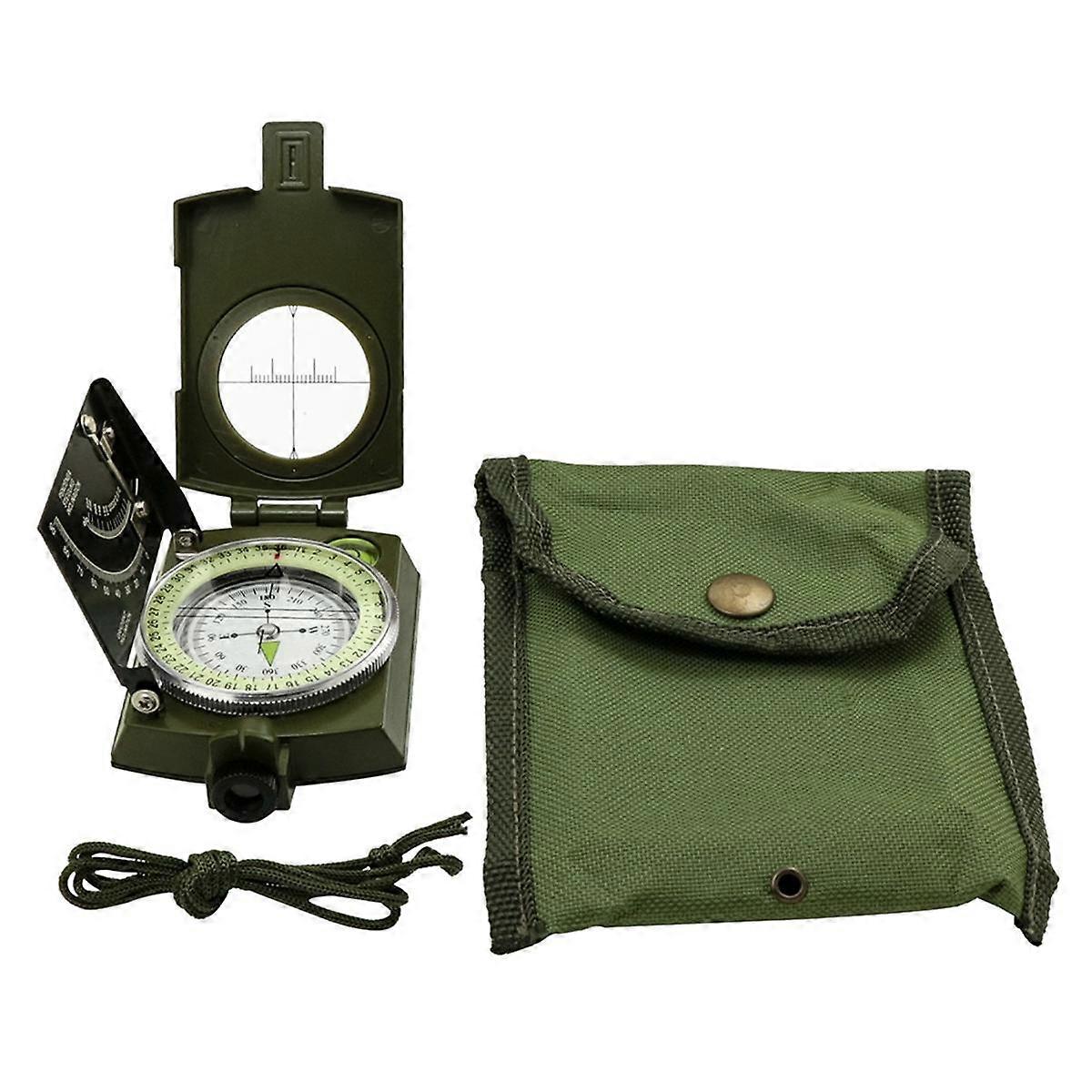 Accurate Compass Multifunctional Green Inclinometer Compass Outdoor Adventure