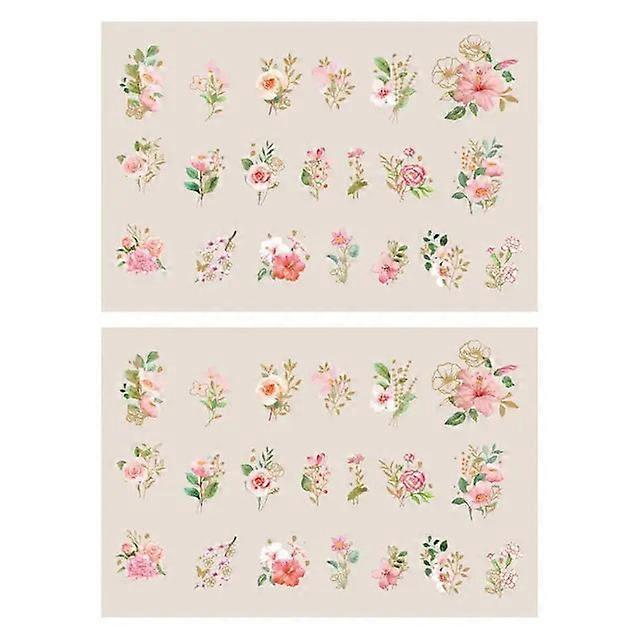 Long Lasting Bright Color Wide Application Durable Pet Sticker Wer Pattern Diy Scrapbooking Decal