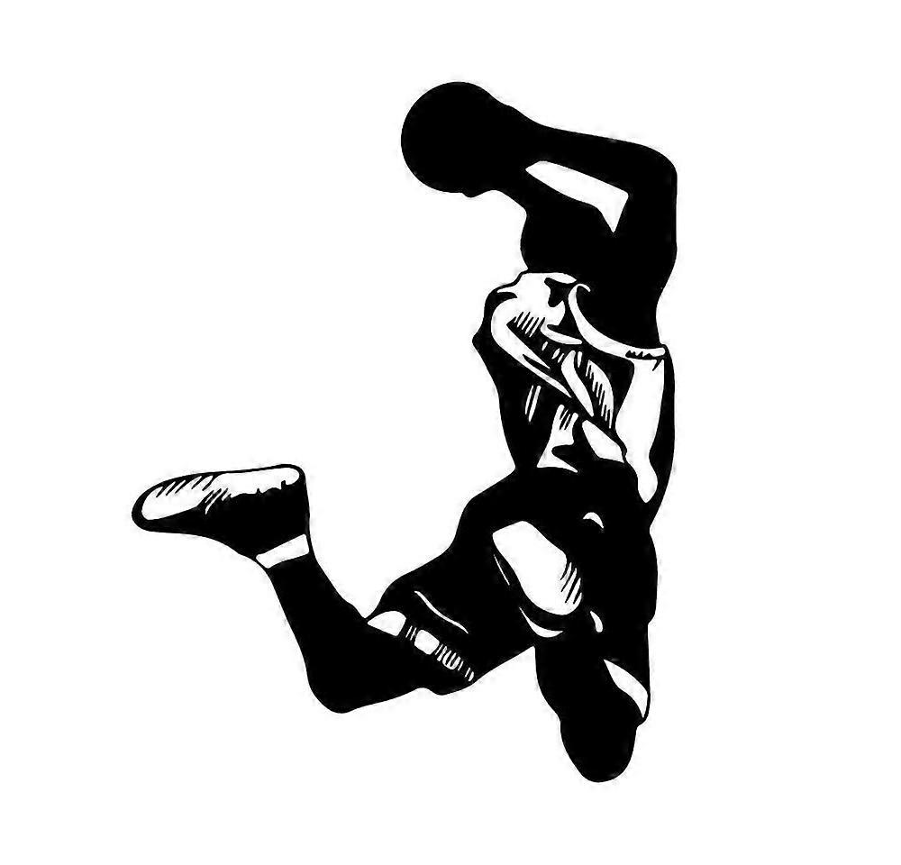 Removable Wall Sticker Mural Basketball Playing Pasters