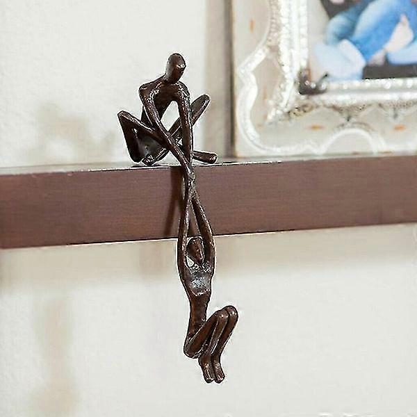 Dancing Bronze Figurines Romantic Ornament