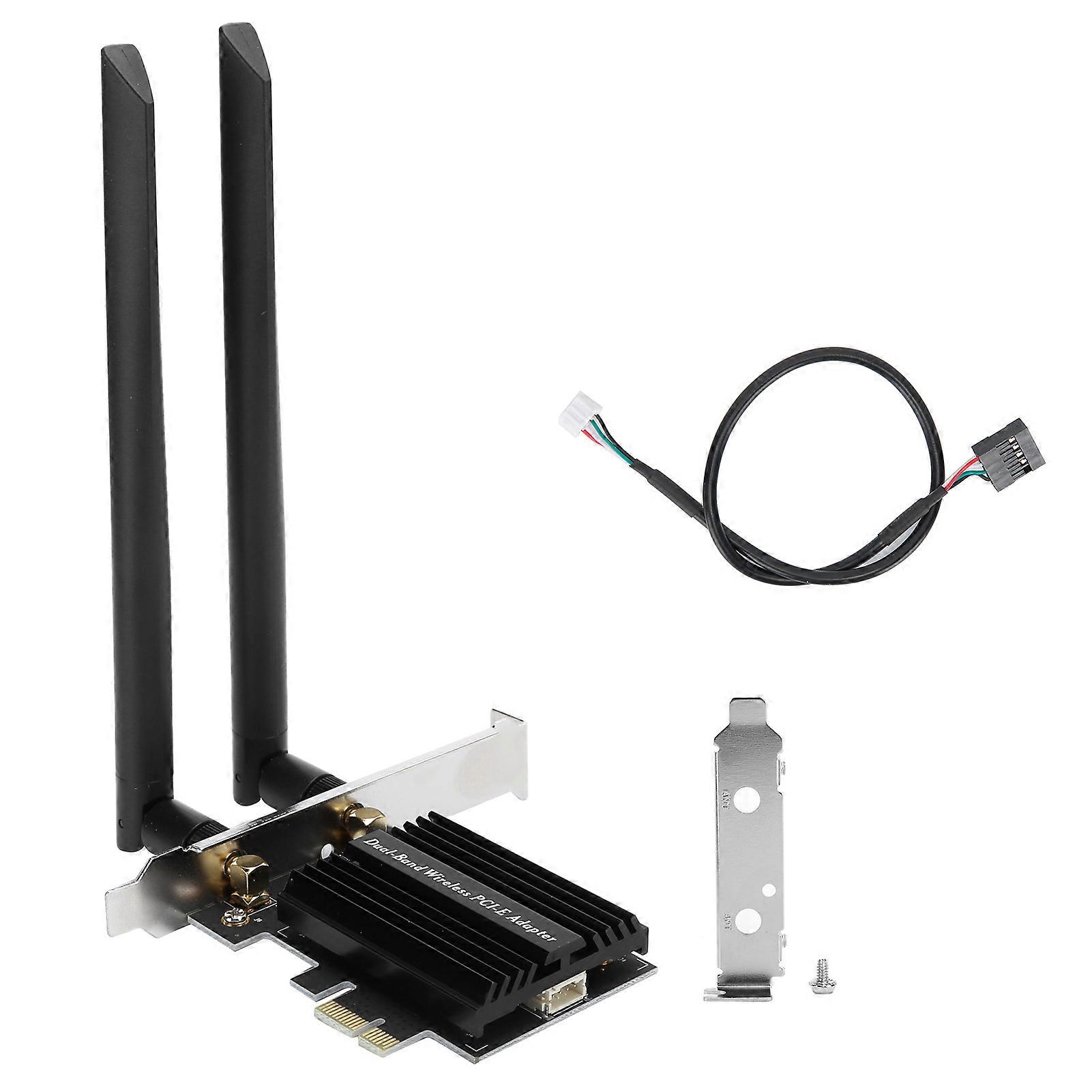 Desktop-WLan-Adapter Dualband-Netzwerkkarte Computer-Peripheriegeräte Wi? Fi 6802.11axAX3000