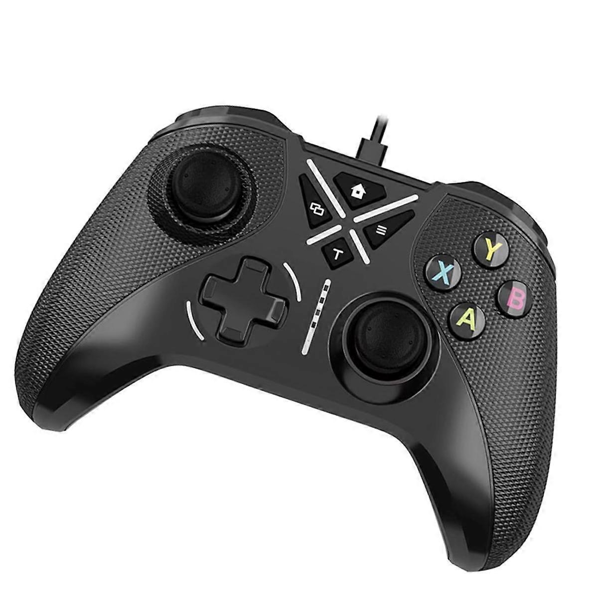 Wired Game Controller with Hall Triggers Joysticks and Turbo Function for /X, One, and PC