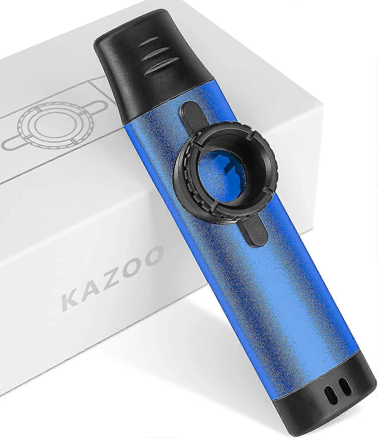 Kazoos com 5 membranas extras, metal Kazoo com tom ajustável