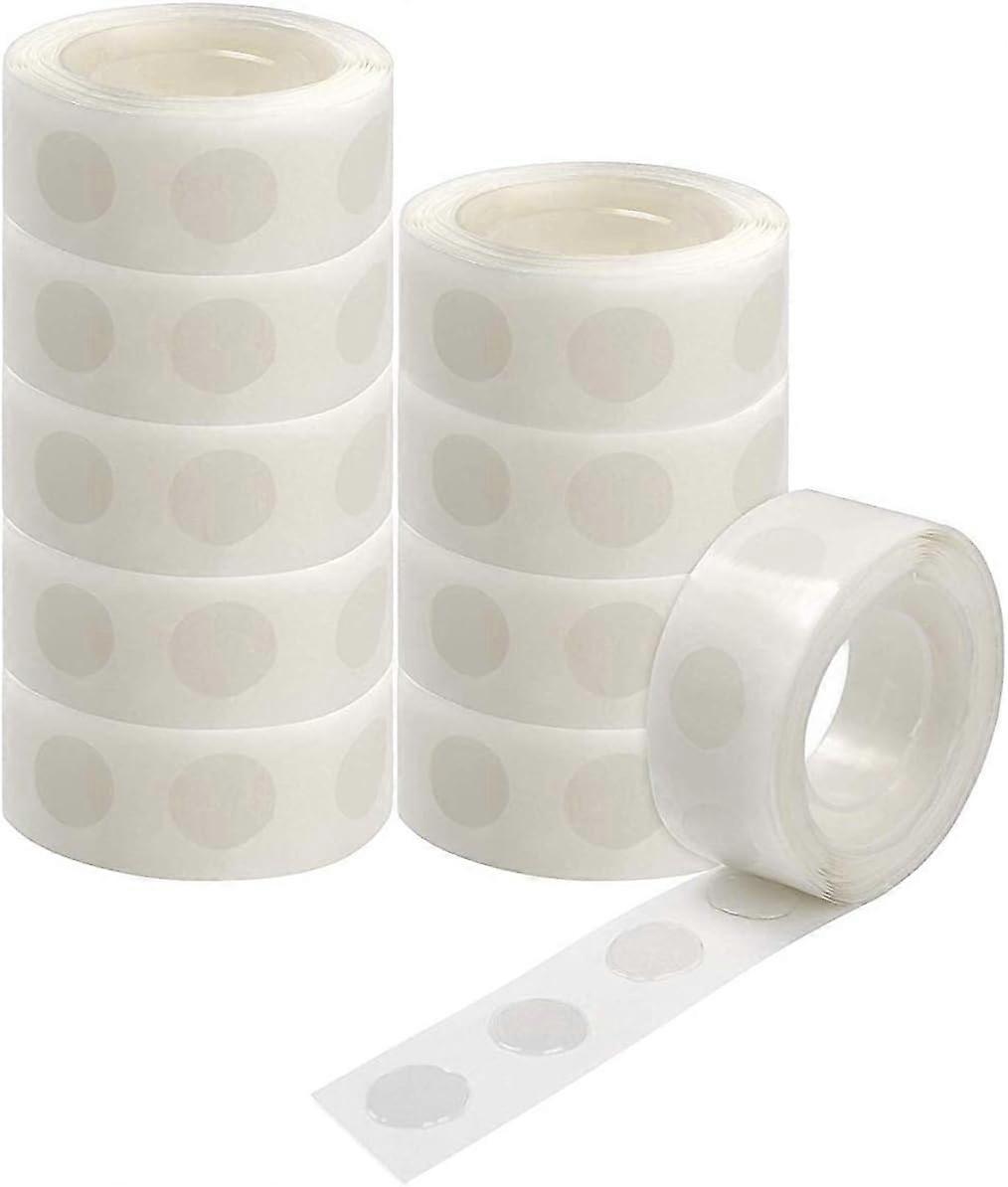 Balloon Glue Dots Double Sided Adhesive Dots Stickers Tape for DIY Craft Party Decorations, 10 Rolls(100Pcs Per Roll )