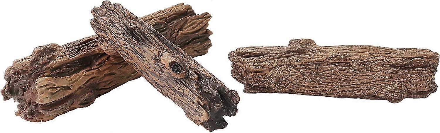 3 Pcs Death Trees Model Decaying Tree Trunk Artificial Decaying Trunk Figurine Fake Decaying Trunk for Aquarium Plants Building Railroad Model Diorama