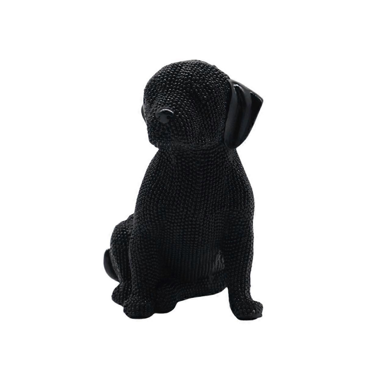 Nordic Modern Luxury New Product Point Beads Labrador Home Animal Dog Decoration Resin Craft Ornaments C