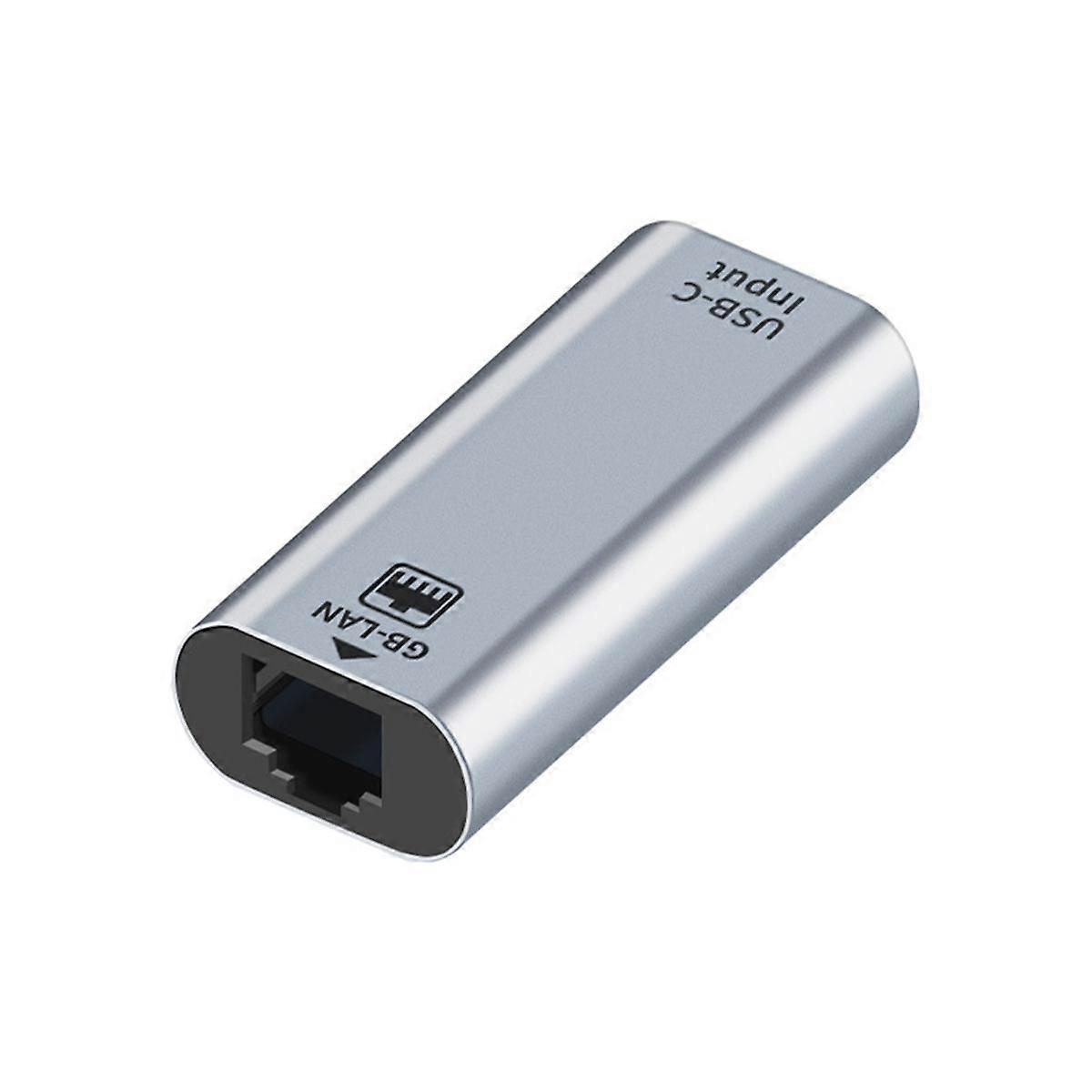 USB C 1000Mbps Ethernet Adapter Typ-C zu RJ45 Port Gigabit Wired LAN Netzwerk Karte für Desktop PC Laptop Smartphone