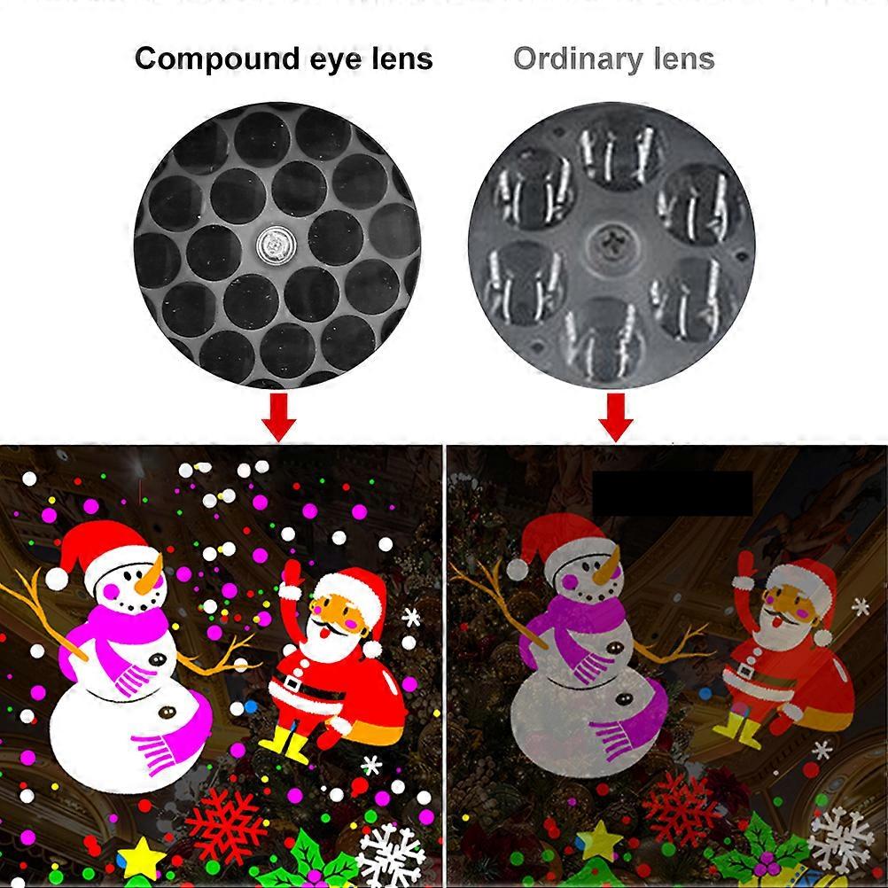 Christmas Light Projector with 16 Pattern Slide LED Projection Lamp for Christmas Party Projector Lights Party Decoration