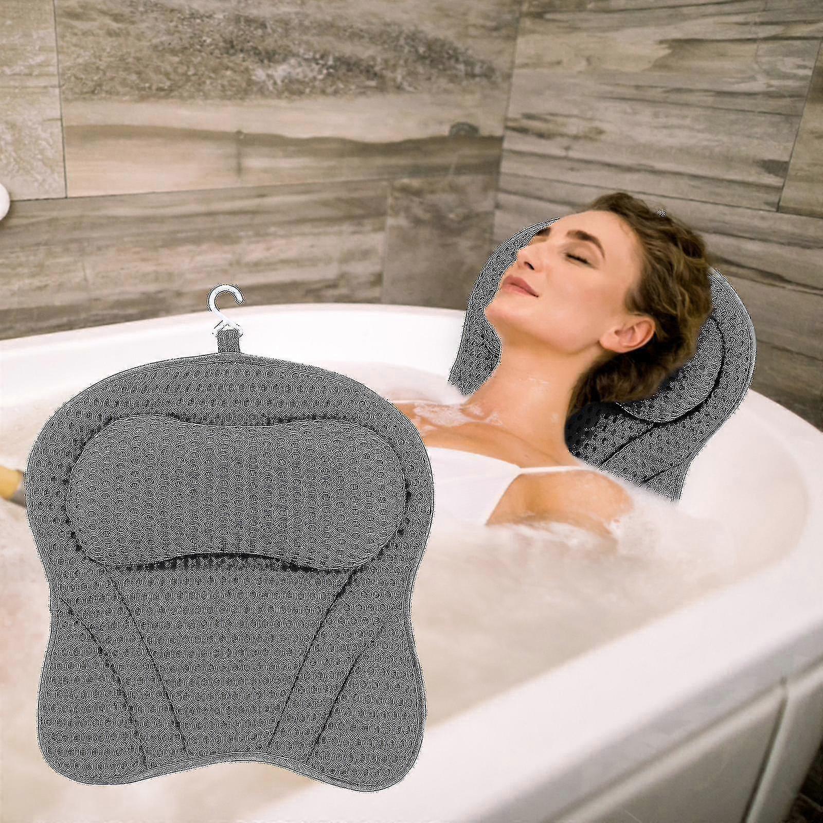 Vaňový vankúš Luxusný vaňový vankúš - vankúše do vane na krk a chrbát s protišmykovými prísavkami