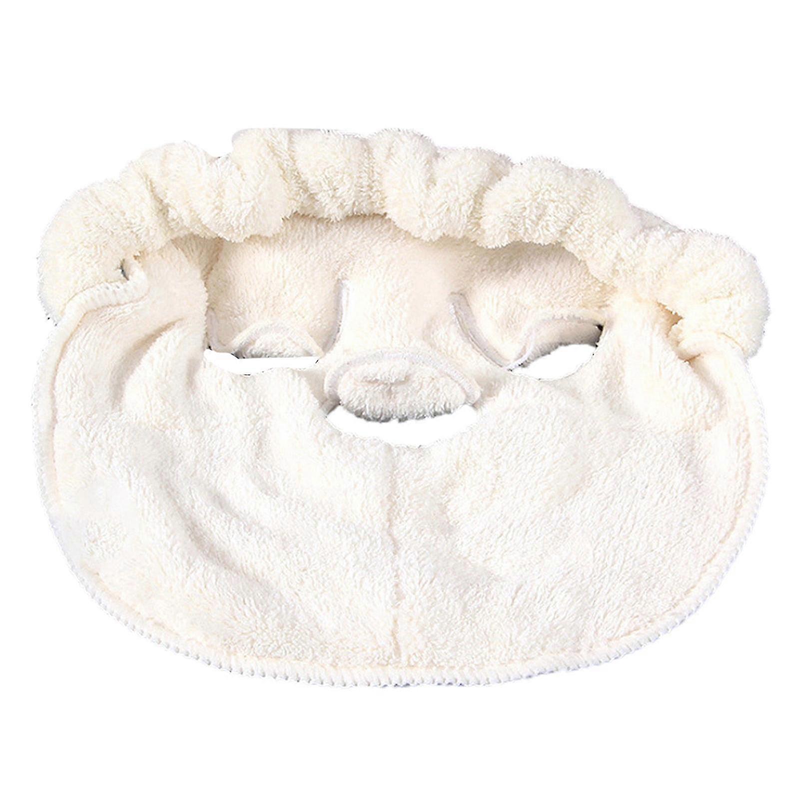Moisturizing Facial Steam Towel with Strap - Reusable Hot Compress for Home Beauty Salon