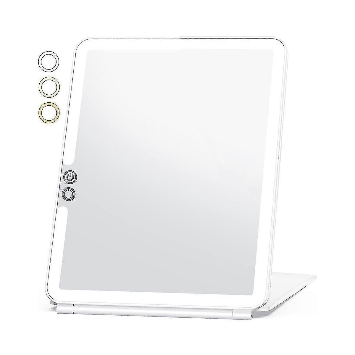 Travel With 10x Magnifying Mirror, Travel Lighted , 3 Color Lighting,accessories For Women