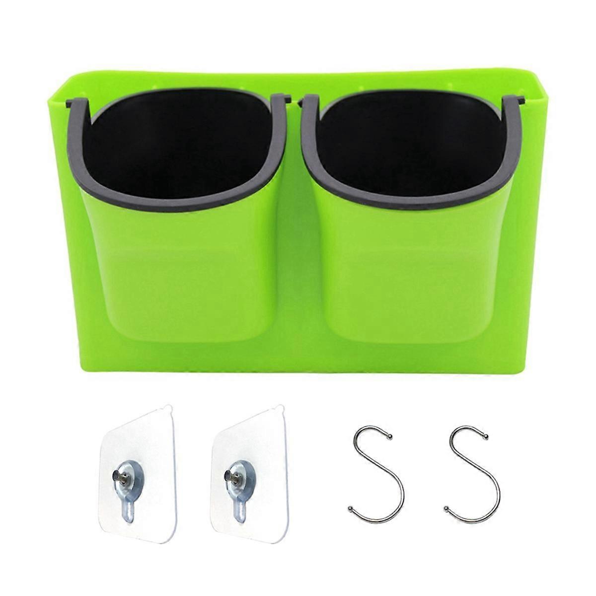 Wall Hanging Planter Pots , Plants & Flowers Plastic Pots Baskets with Hooks, for Home Garden Porch