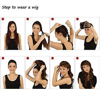ATSNOSH Blonde Lockenperücke – Lang (ca. 70 Cm), Hitzebeständig, Für Cosplay & Alltag