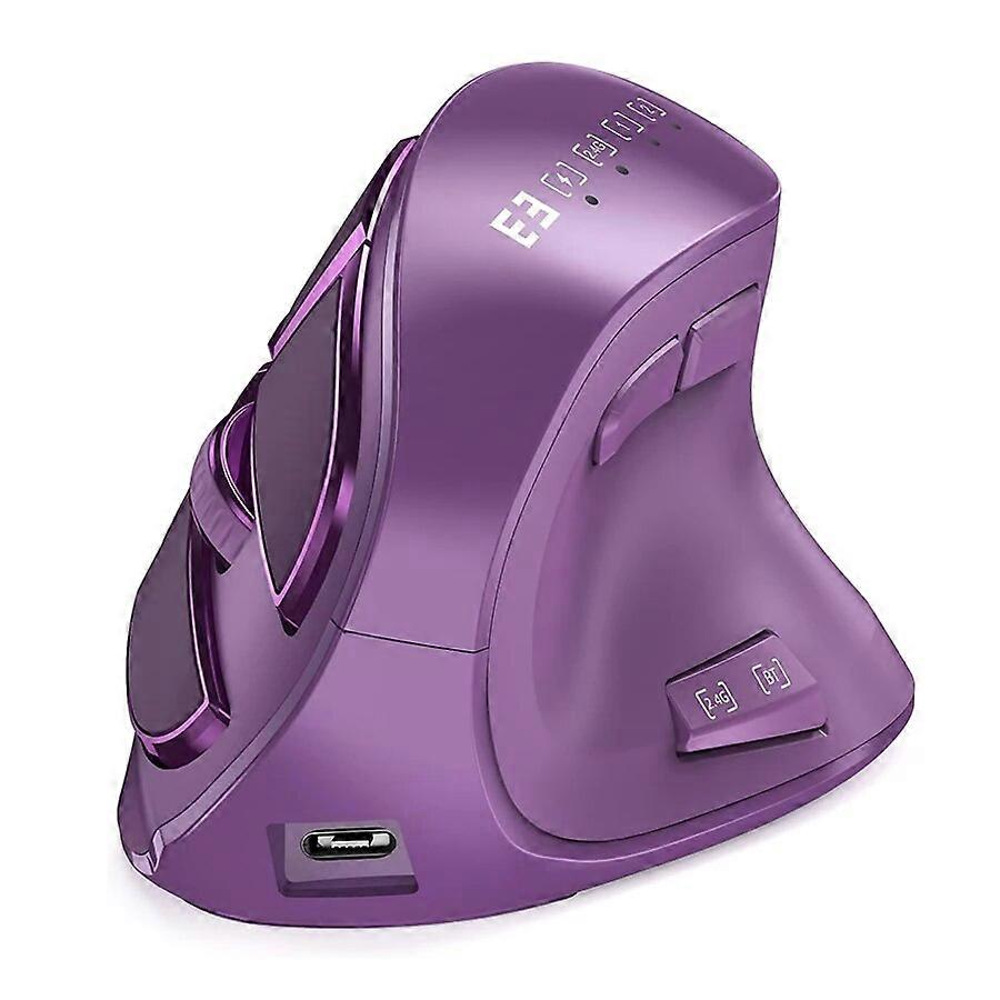 Seenda Vertical Ergonomic Wireless Mouse Rechargeable Bluetooth 5.0 3.0 2.4G USB Mice for Computer Laptop PC Mac iPad Office Mice & Trackballs