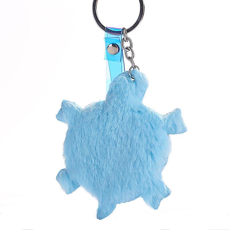 Colorful Plush Turtle Key Chain Pendant