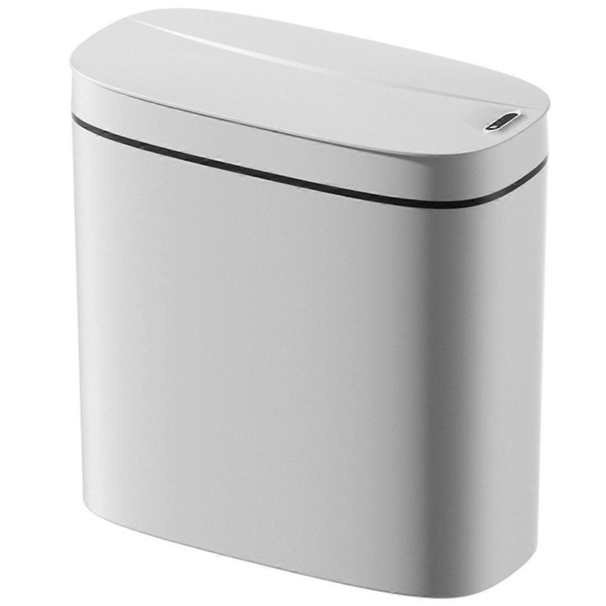 Automatic Smart Trash Can 3.2 Gallon with Touchless Motion Sensor and Anti, in Bathroom,Restroom, Kitchen