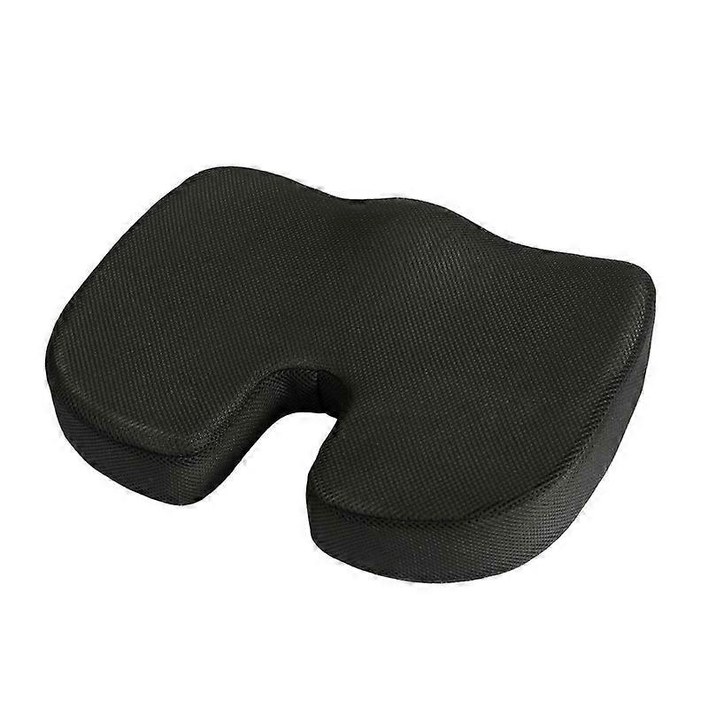 Office chair cushion, car seat cushion, non-slip sciatica and posterior tailbone pain relief chair cushion, computer desk memory foam butt pillow, whe