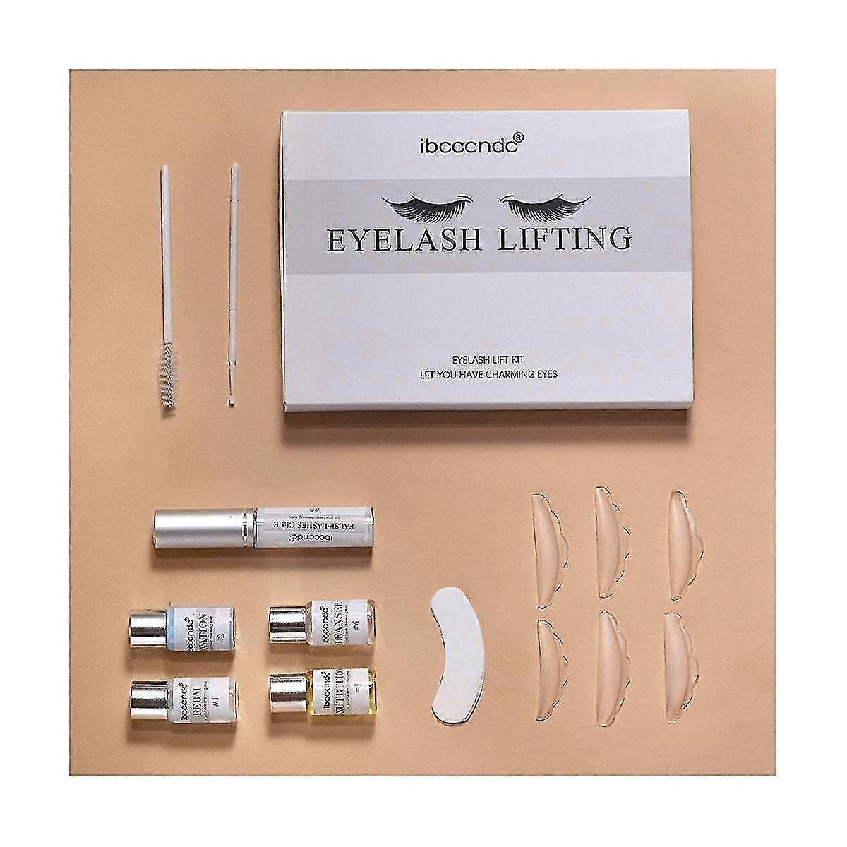 Ibcccndc Eyelashes Lift Set New Professional Full Eyelash Kit Eyelash Extensions Makeup Tool with Silicone Pad Sorting Rod