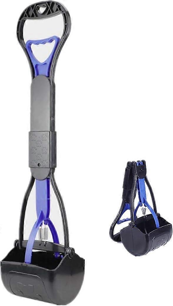 חפירת קקי של כלב מחמד, ידית ארוכה מתקפלת מרימה קקי כלבים בינוני גדול, קל לשימוש בדשא