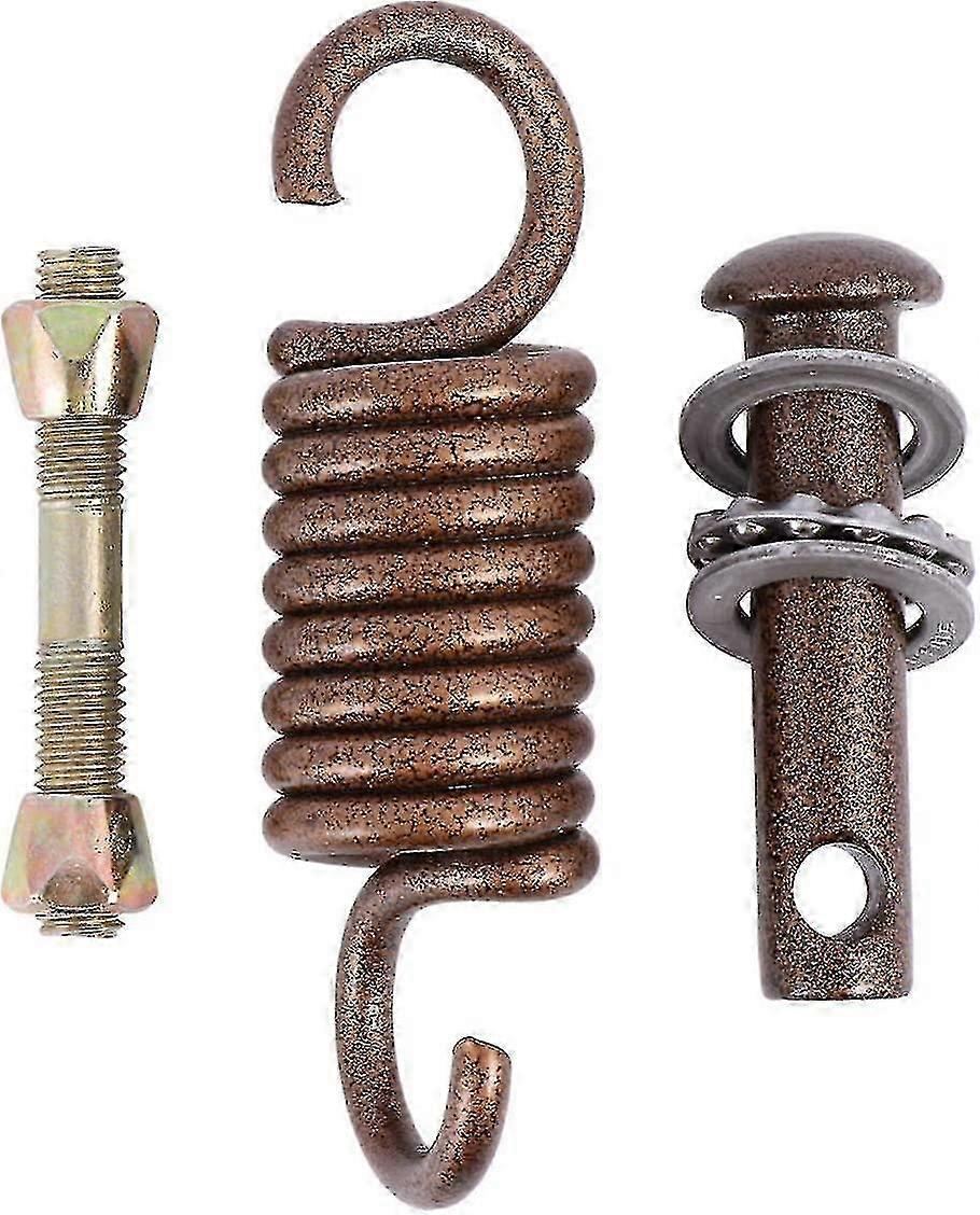 Kit per sedia sospesa con amaca per impieghi gravosi, set per amaca in lega, parti di ferramenta per appendere il sedile dell'altalena, gancio per molla per amaca, accessori per sedia sospesa da patio