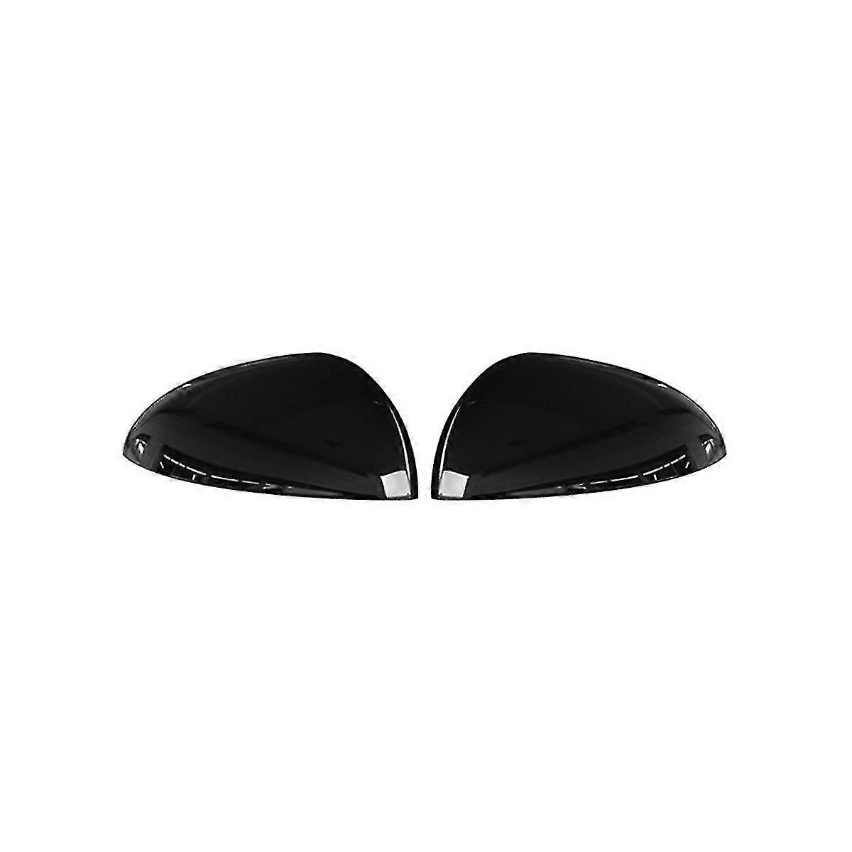 Car Glossy Black Side Door Rearview Mirror Cover Cap For C Class W206 2021 2023