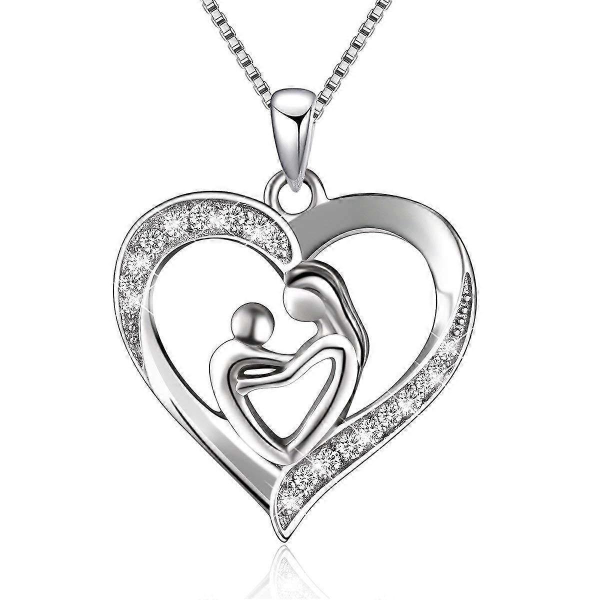 Collana Donna con Ciondolo Concentrico Madre e Figlio