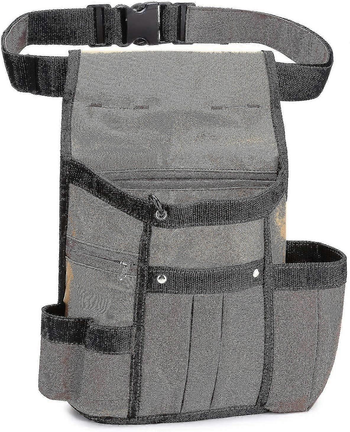 Adjustable Belt Tool Holder   Tool Bag For Diyers, Khaki (Without Tools)
