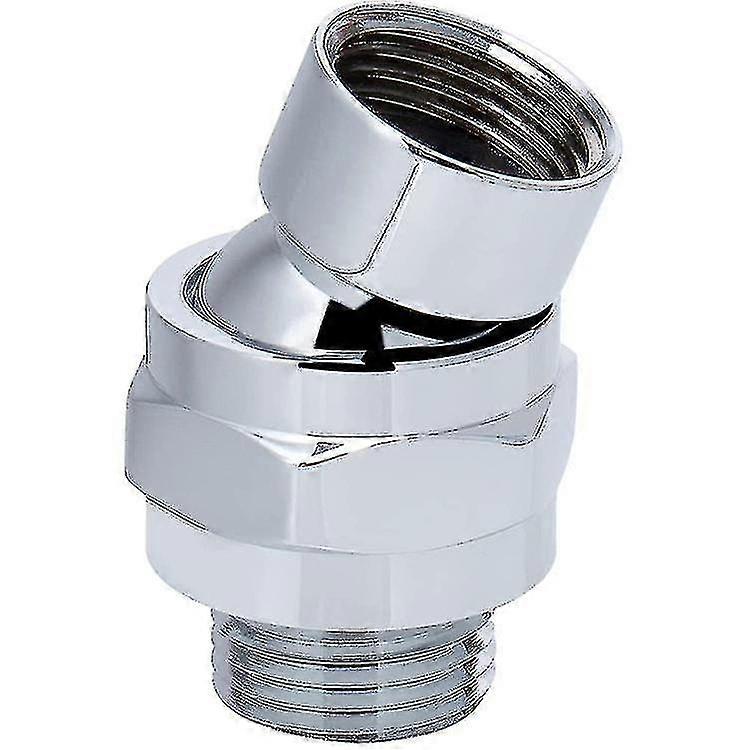 Connect To Shower Arm Shower Connector Swivel Adapter Adjustable Shower Arm Head Angle Ball Joint In G1/2 Chrome Brass(free Shipping)