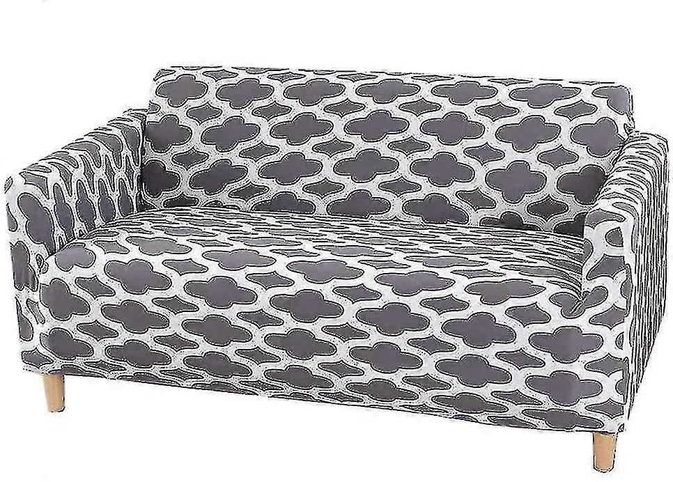 Stretch Sofa Cover Móveis Capa Impresso Sofá Capa / cinza