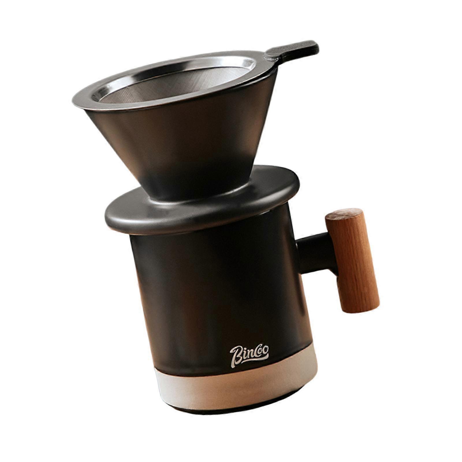 Pour over Coffee Dripper Set Manual Coffee Filter for Office Outdoor Camping White