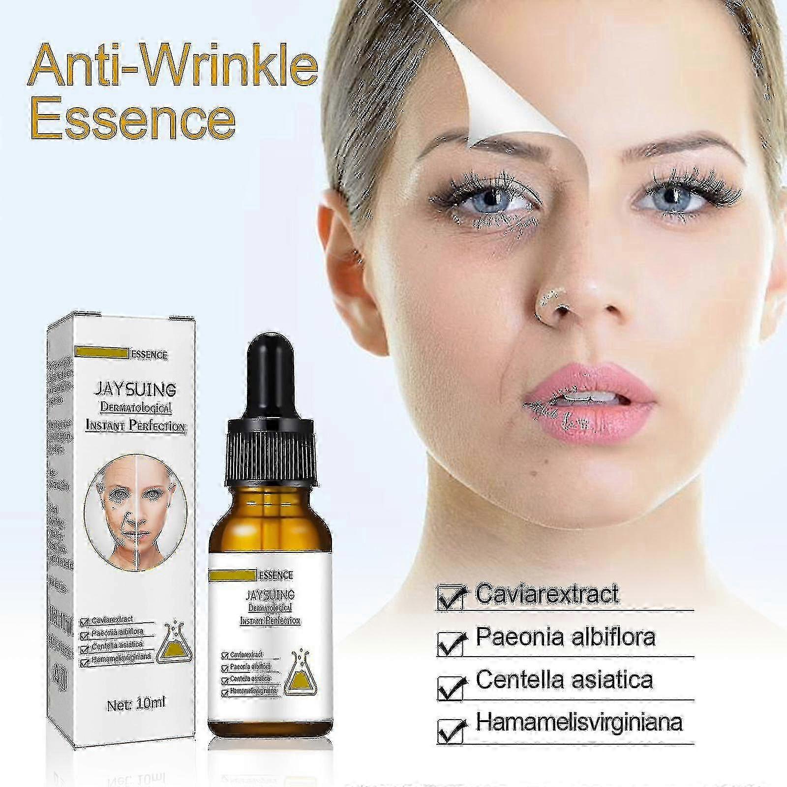 مصل مضاد للتجاعيد - يعمل Jaysuing على تحسين الخطوط الدقيقة وتلاشي التجاعيد وترطيب البشرة وترطيبها وشدودها