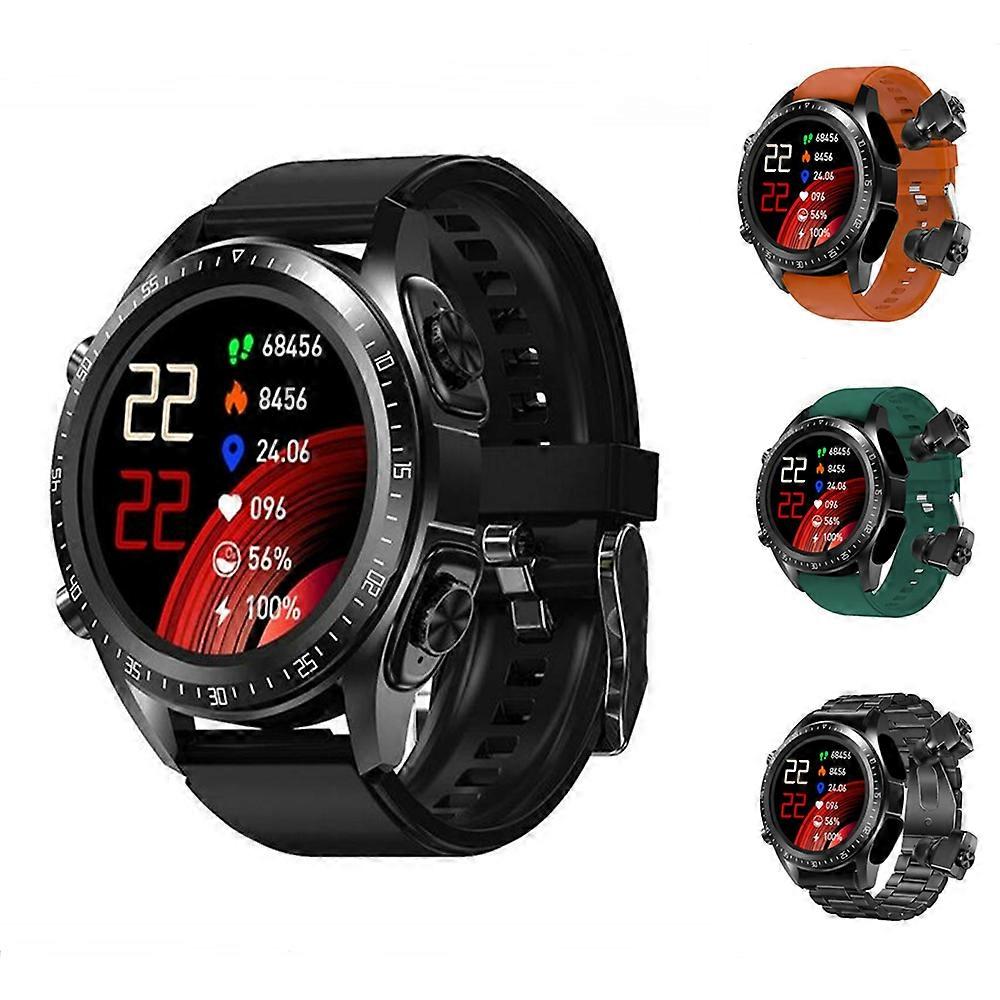 Smart Watch with Earbuds Men Smartwatch 2 In 1 Wireless Headset For Android New