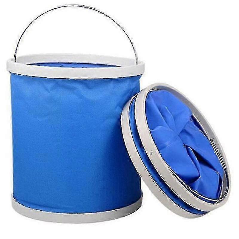 Portable Foldable Car Wash Bucket - Camping Fishing Water Container