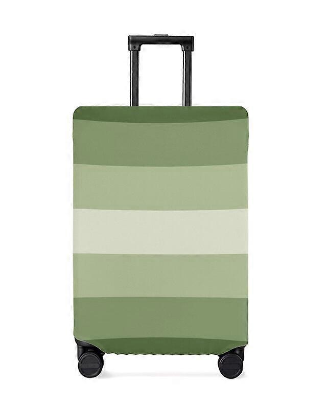 Beige Gradient Modern Geometric Abstraction Luggage Cover Stretch Baggage Dust Cover for 18-32 Inch Travel Suitcase Case