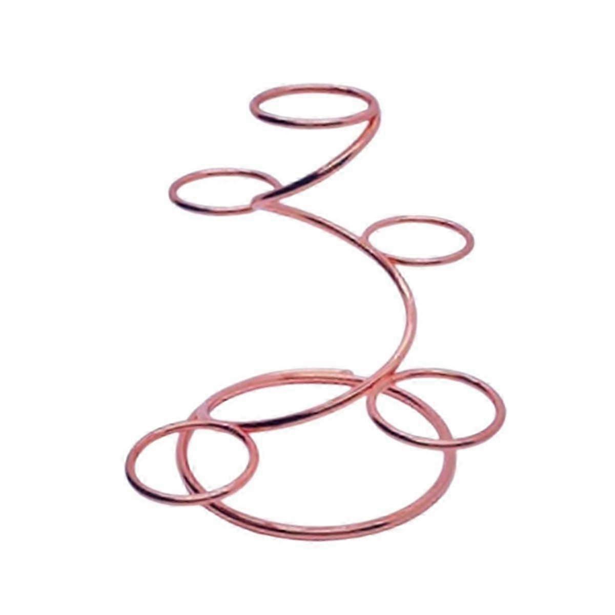 Μέταλλο 5 μπάλα βάσης Φυσική κρυστάλλινη σφαίρα Stand Egg Holder Display Home Office Decor Δώρα Multi-bal