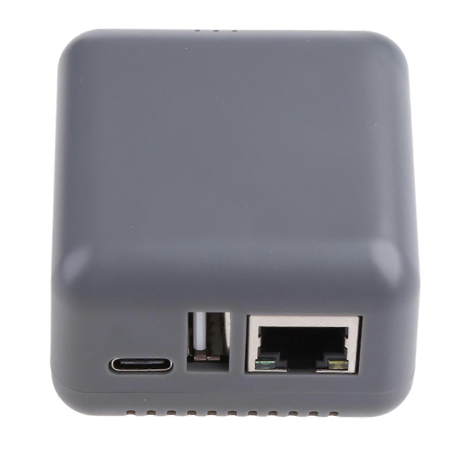 WiFi-netwerk Draadloze printservernetwerken USB 2.0-poort Snelle 10/100 Mbps RJ-45 LAN-poort Ethernet-printserveradapter