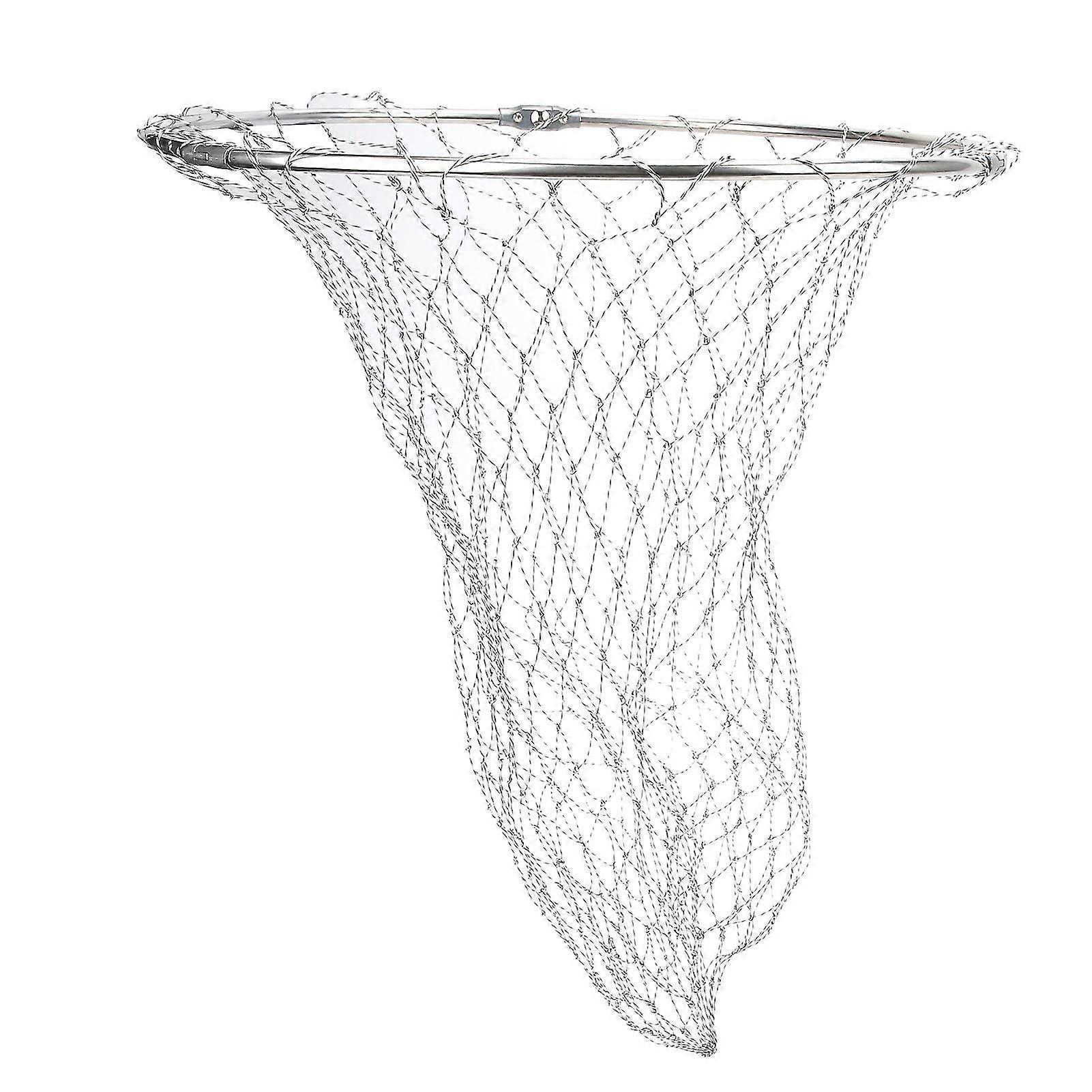 Landing Net Heads 39cm Big Nylon Braiding Mesh Brail Net For Catching Fish And Birds