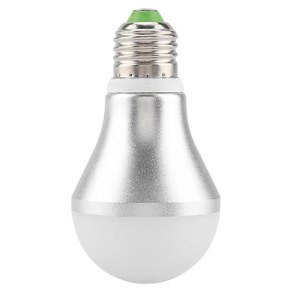 E27 5W LED Automatic Sensor LED Light Control Bulb Lamp 6500K AC85-265V