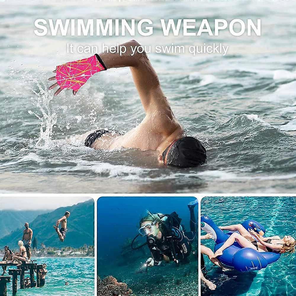 Schwimmflossenhandschuhe, Trainingsflossen, Flossen, geeignet für das Wassertraining, Tauchausrüstung