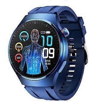 Smartwatch dla mężczyzn z połączeniami Bluetooth, ekran dotykowy HD 1,43 cala, wodoodporny, tętno, monitor snu dla Androida i iOS.