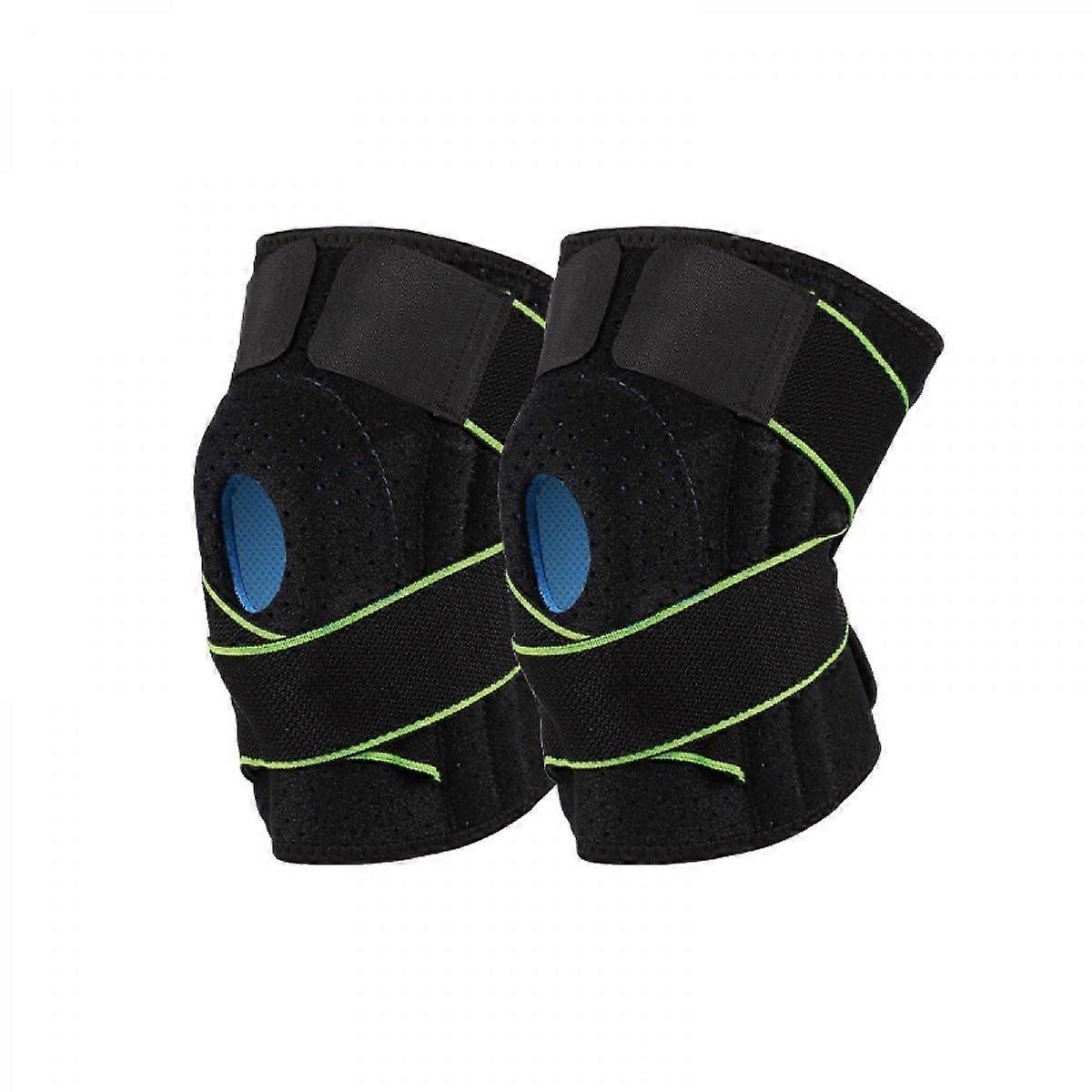 Knee Brace with Side Stabilizers & Patella Gel Pads for Knee Support