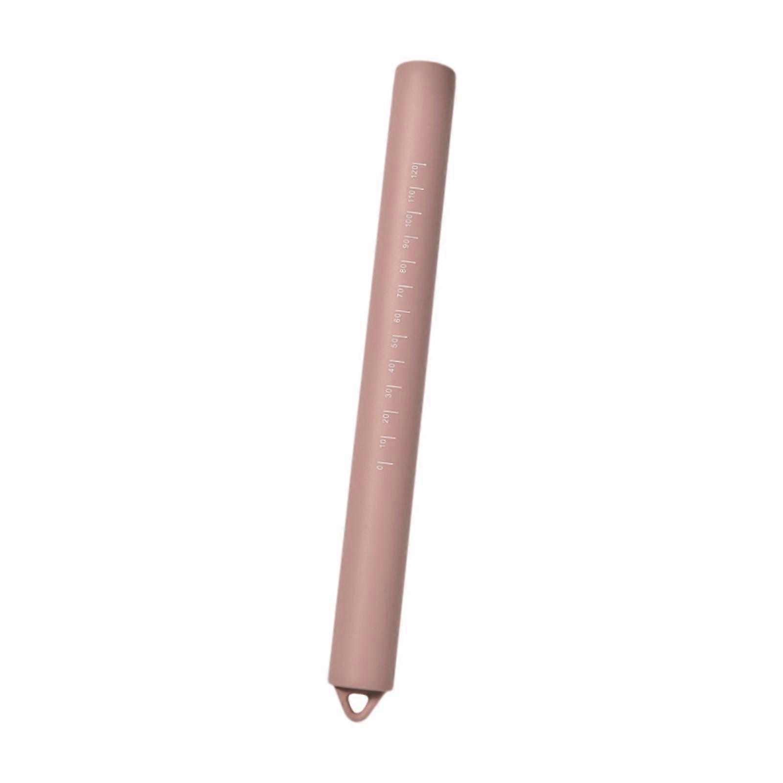 Silicone Rolling Pin with Scale Kitchen Cooking Tool 26cm Comfortable Grip