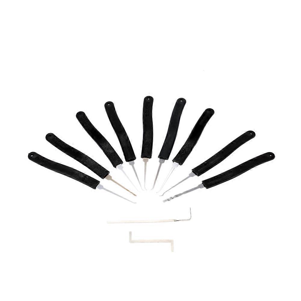 9pcs Door Lock Pick Quick Opener Tools Set Professional Locksmith Tool with 2 Little Wrenches
