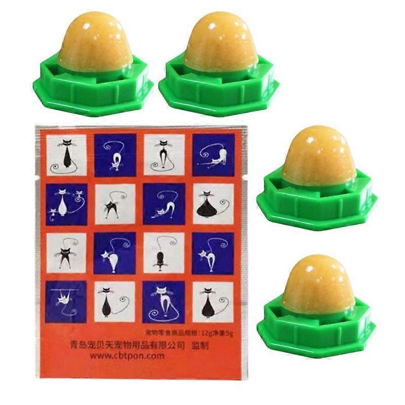 Healthy Cat Snacks Catnip Sugar Candy Licking Nutrition Toy Ball Energy