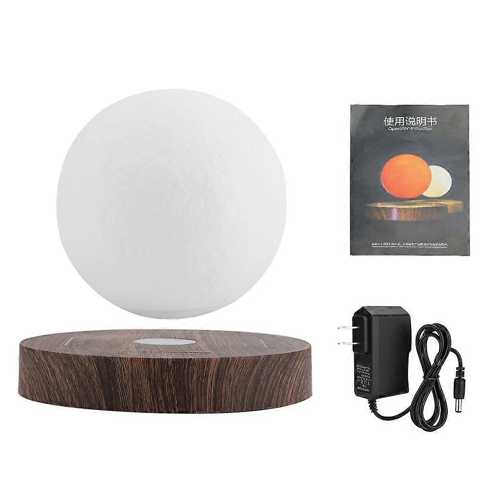3.9 Inch Magnetic Floating Moon Lamp Walnut Home Office Decor Gift Unique Floating Ornaments