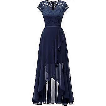 Formal Dresses for Women Evening Party Gown Elegant Sleeveless Dress(Navy  Blue,M) | Fruugo UK
