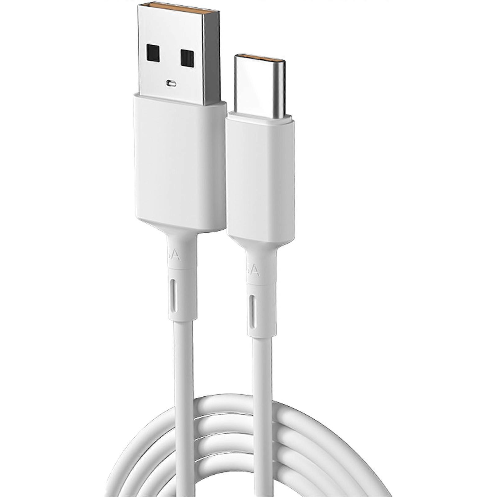 120cm Male USB to Type C/USB 5Pin Data Line 6A Quick Charging Power Cable Cord Supports Stable Data Transmission